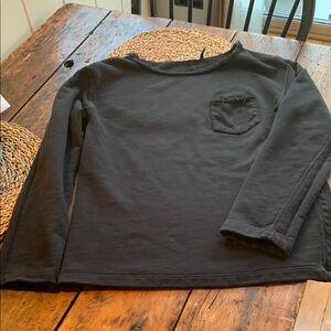Helmut Lang black sweatshirt